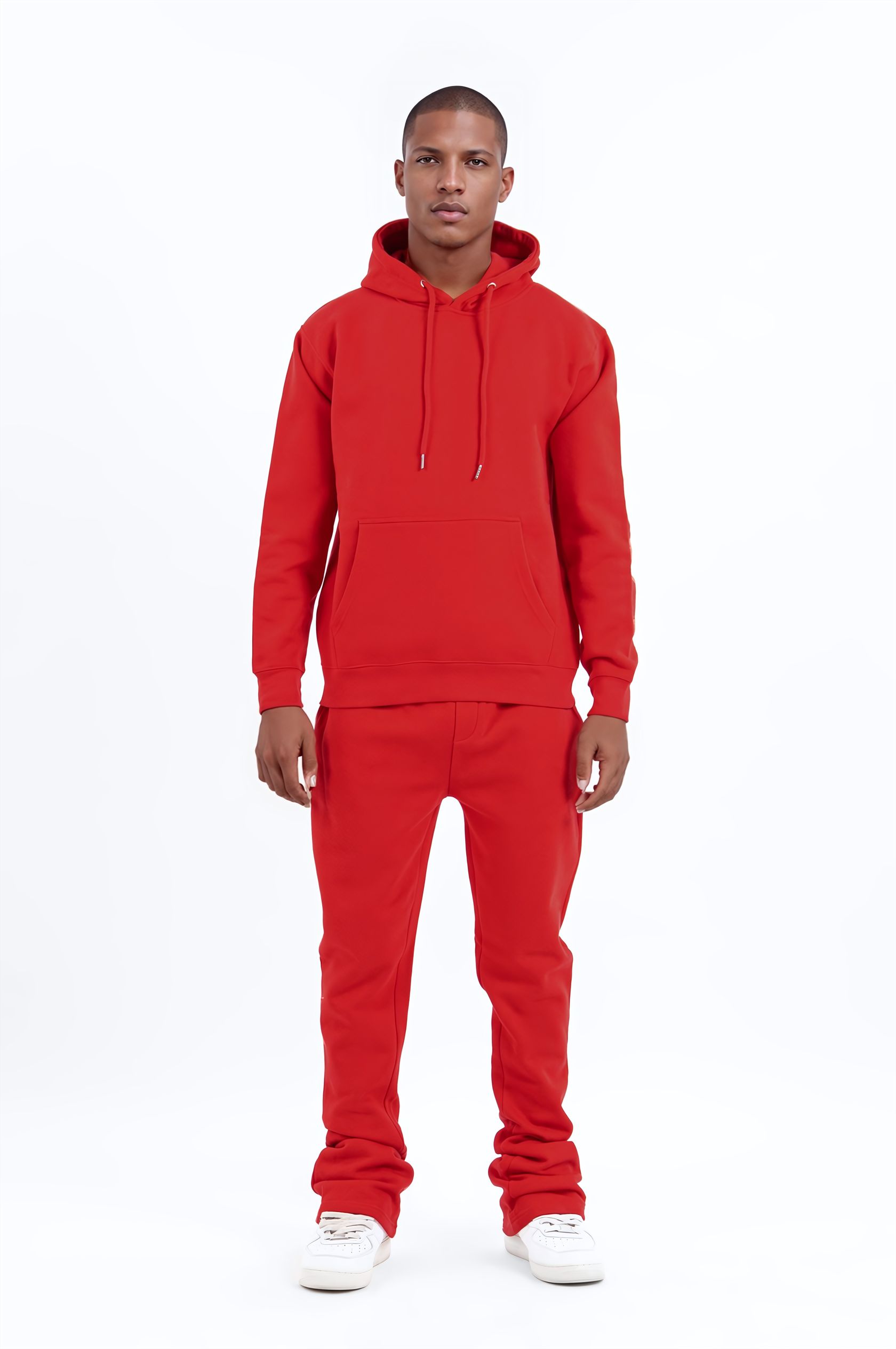 Red Flared Sweatsuit