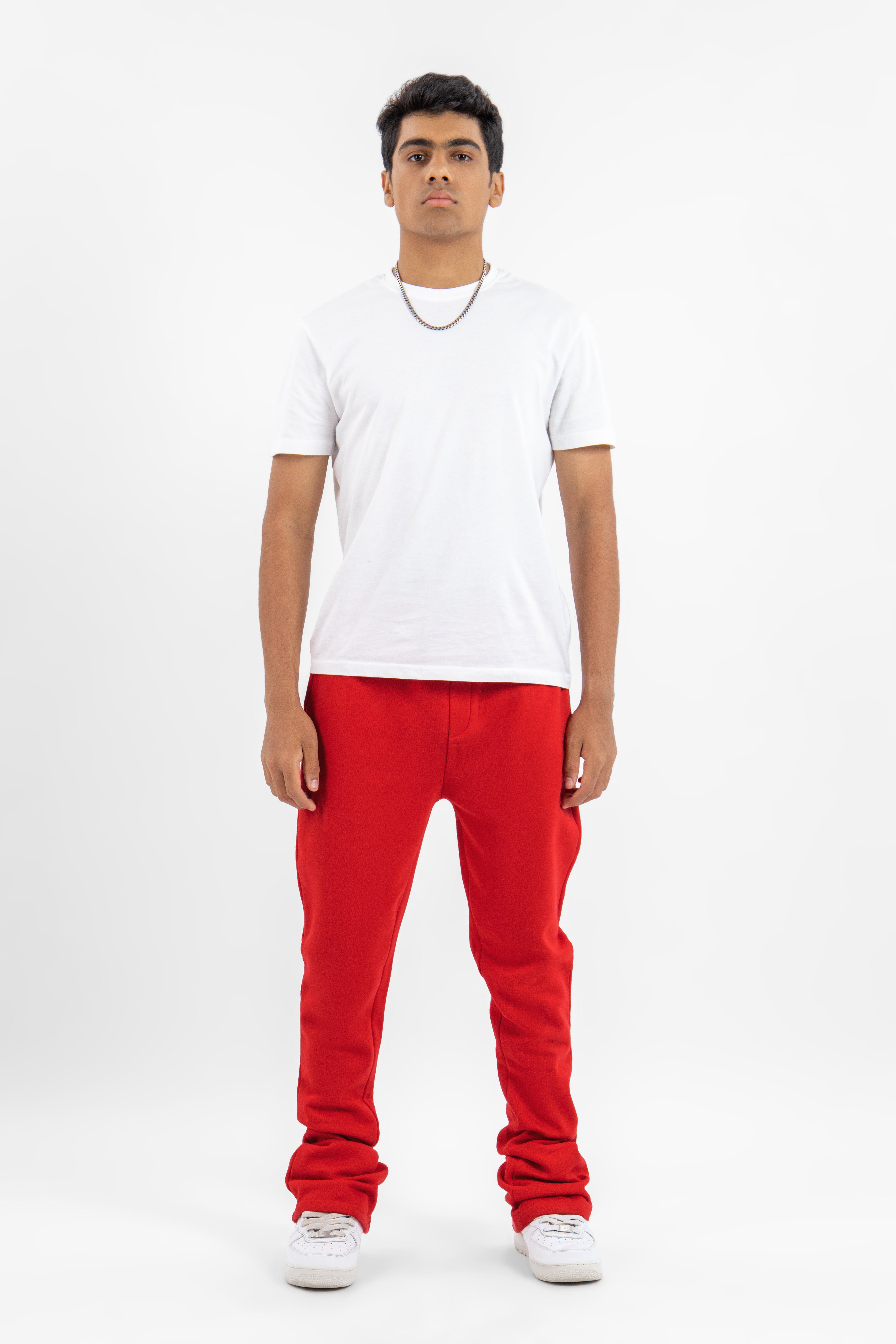 Red Flared Sweats